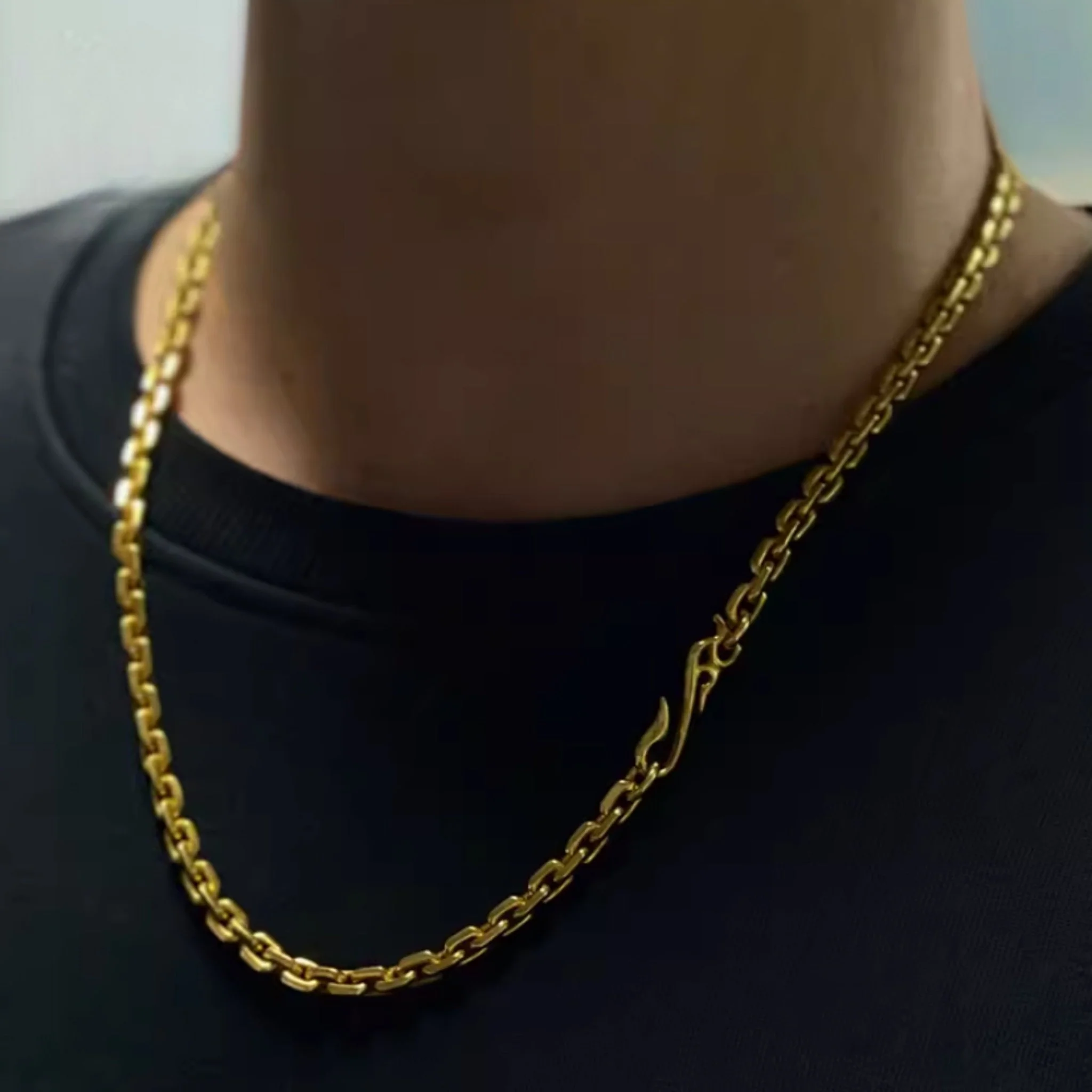 6mm Anchor Link Chain Necklace - Image 11