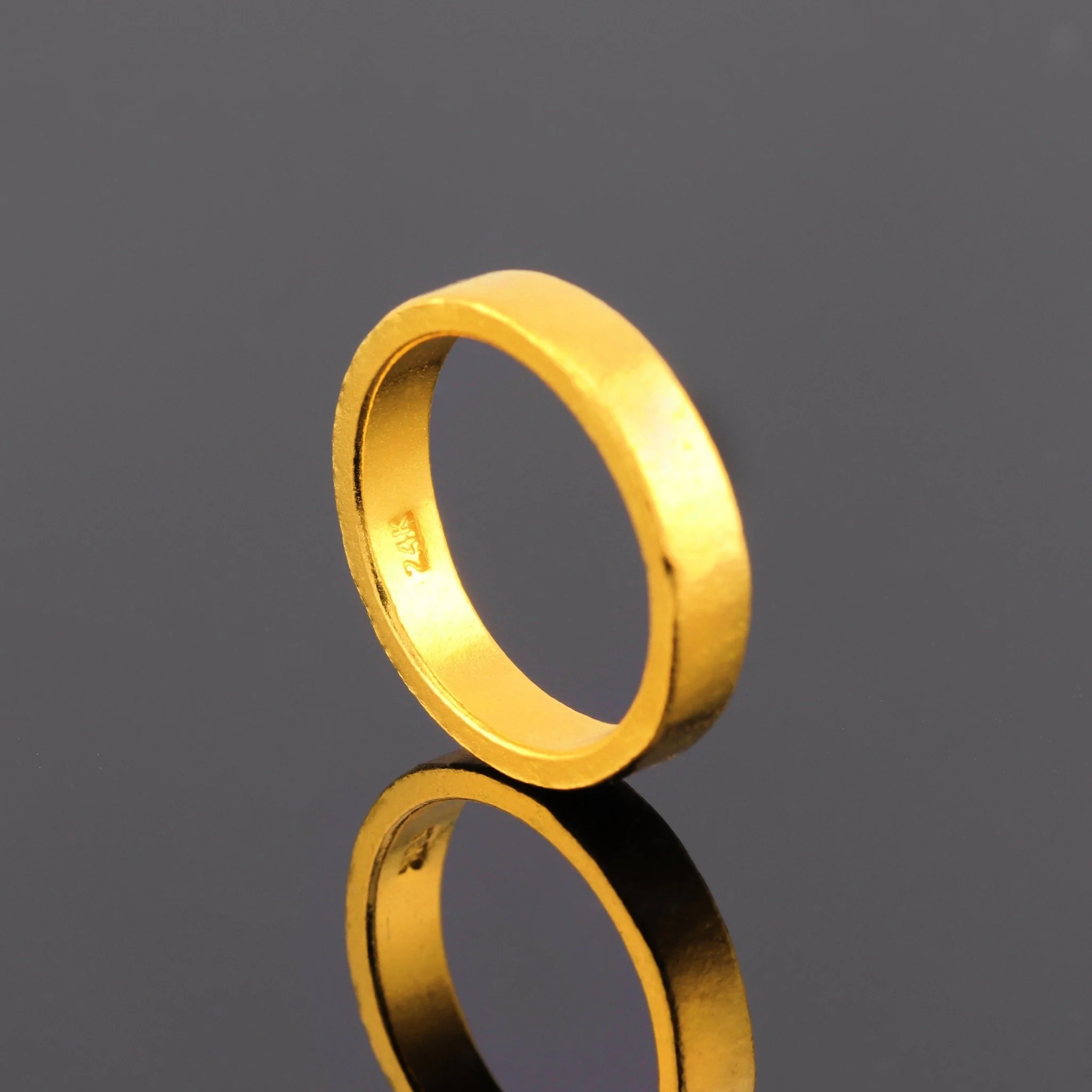 4mm Flat Band Ring - Image 10