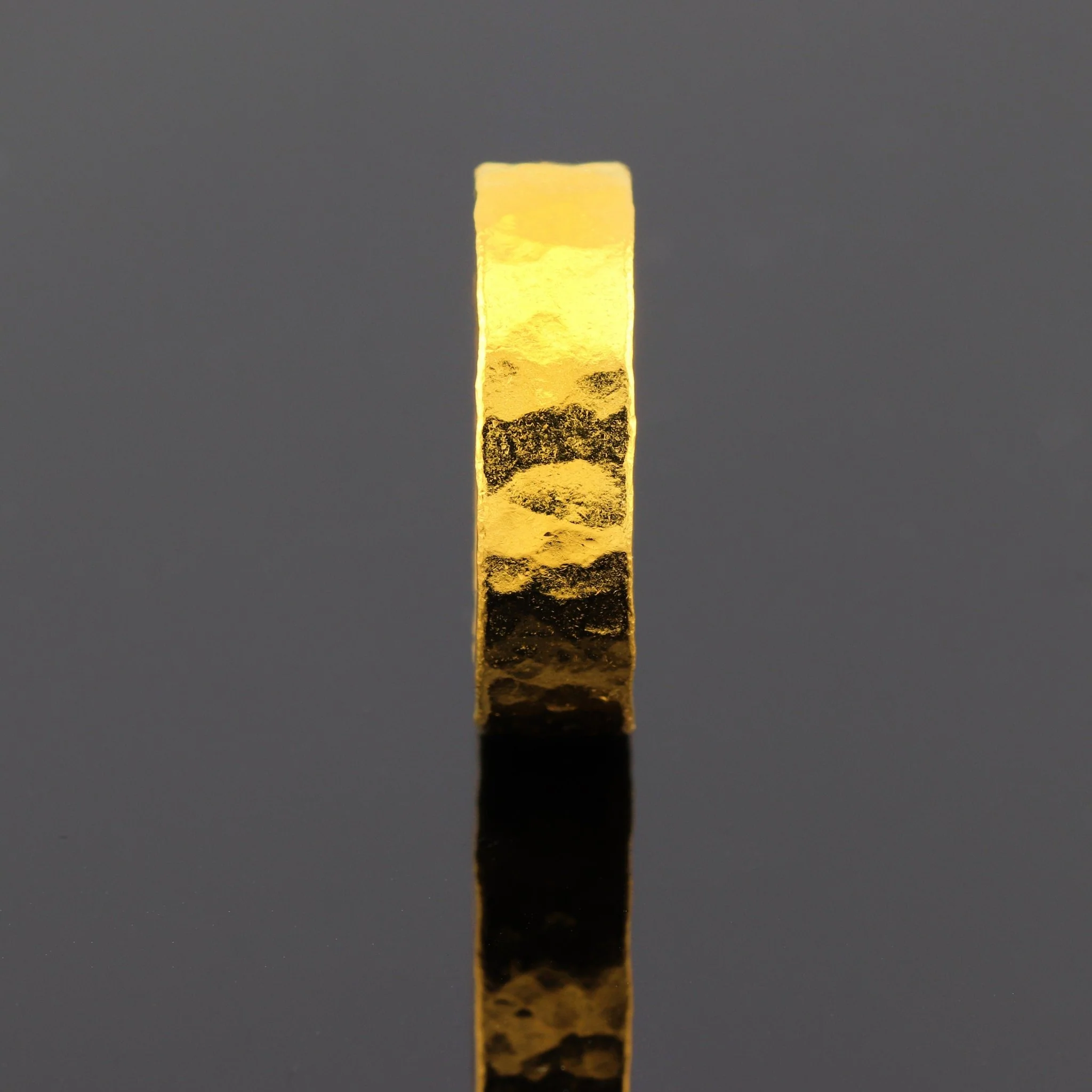 6mm Hammered Flat Band - Image 4