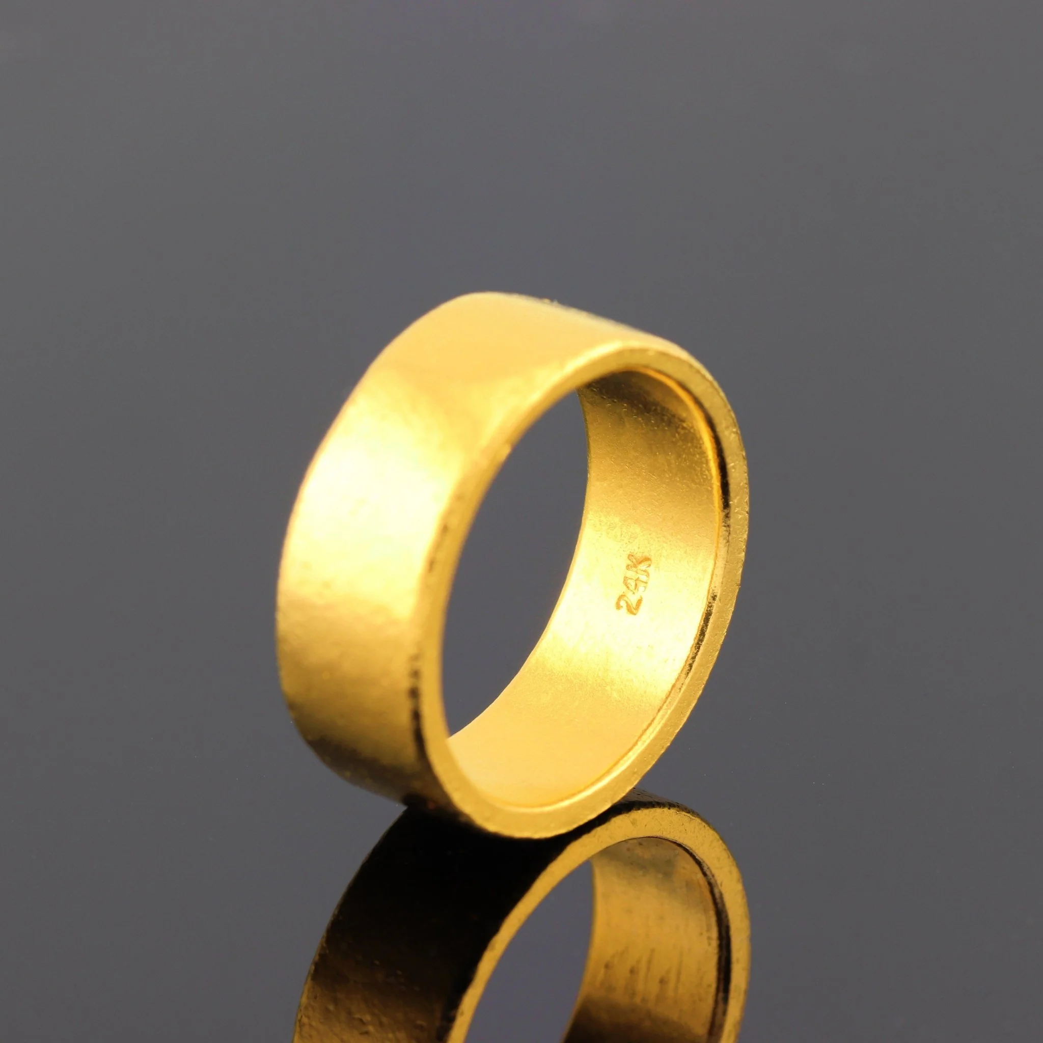 8mm Flat Band Ring - Image 9