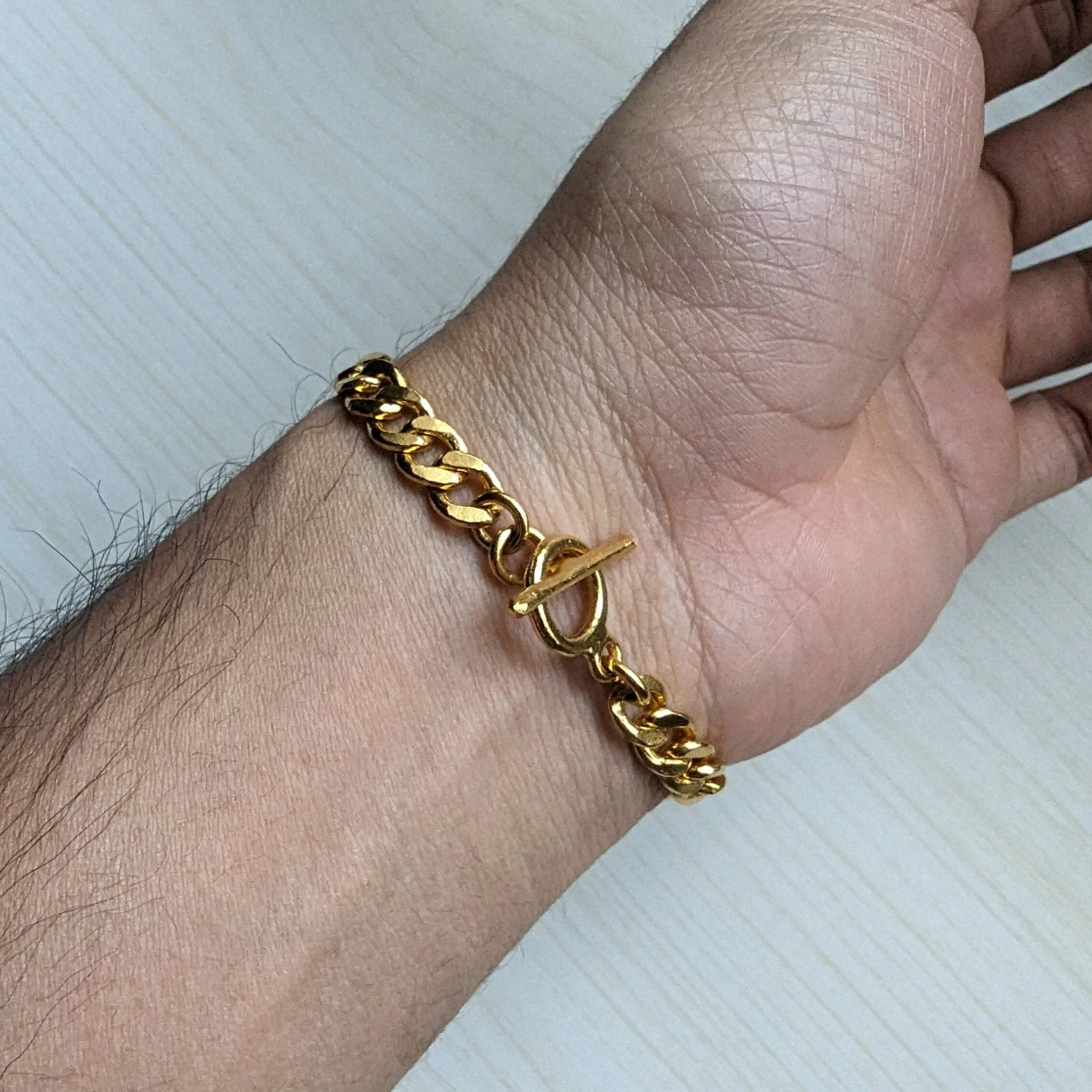 7mm Cuban Chain Bracelet - Image 6