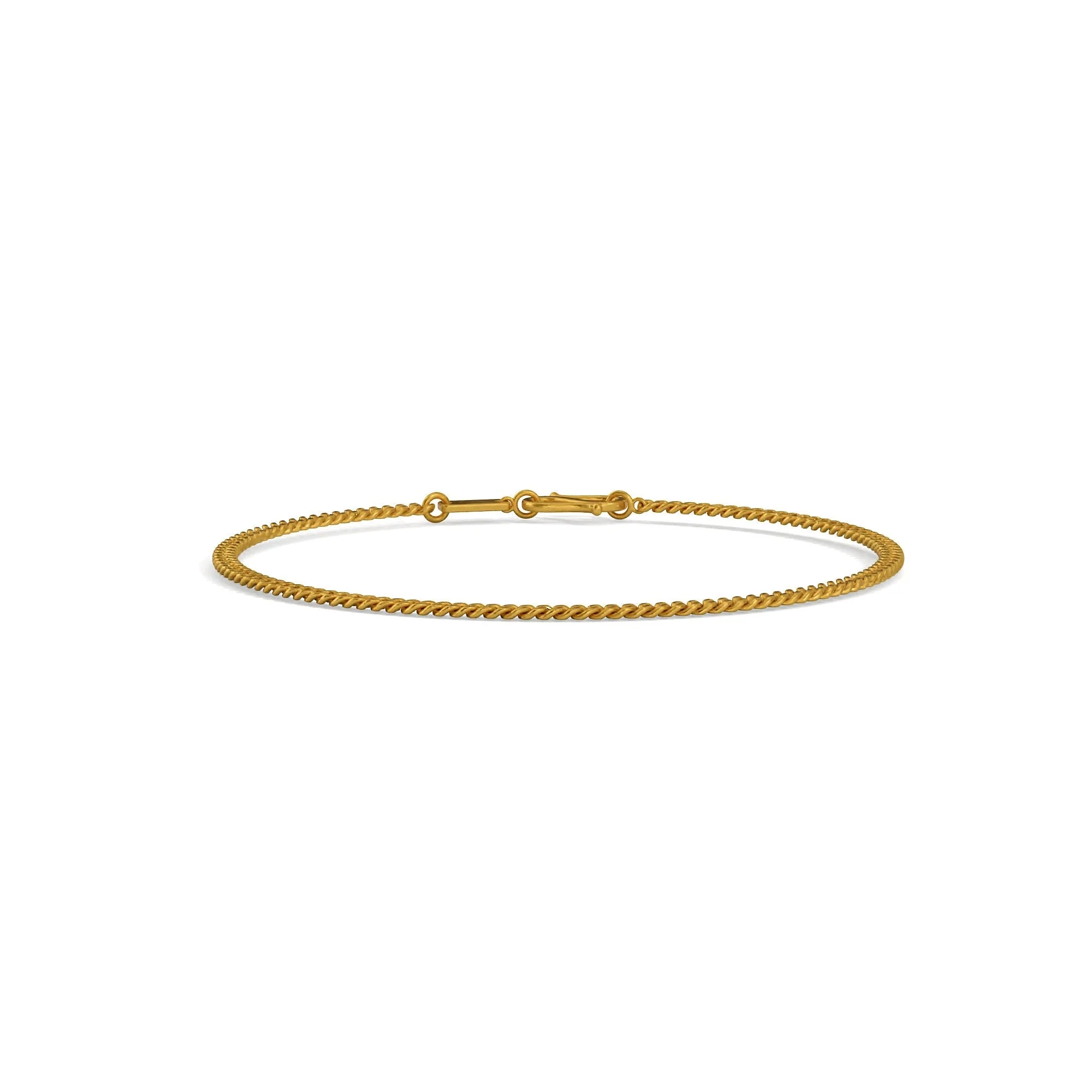 3mm Curb Chain Bracelet - Image 12