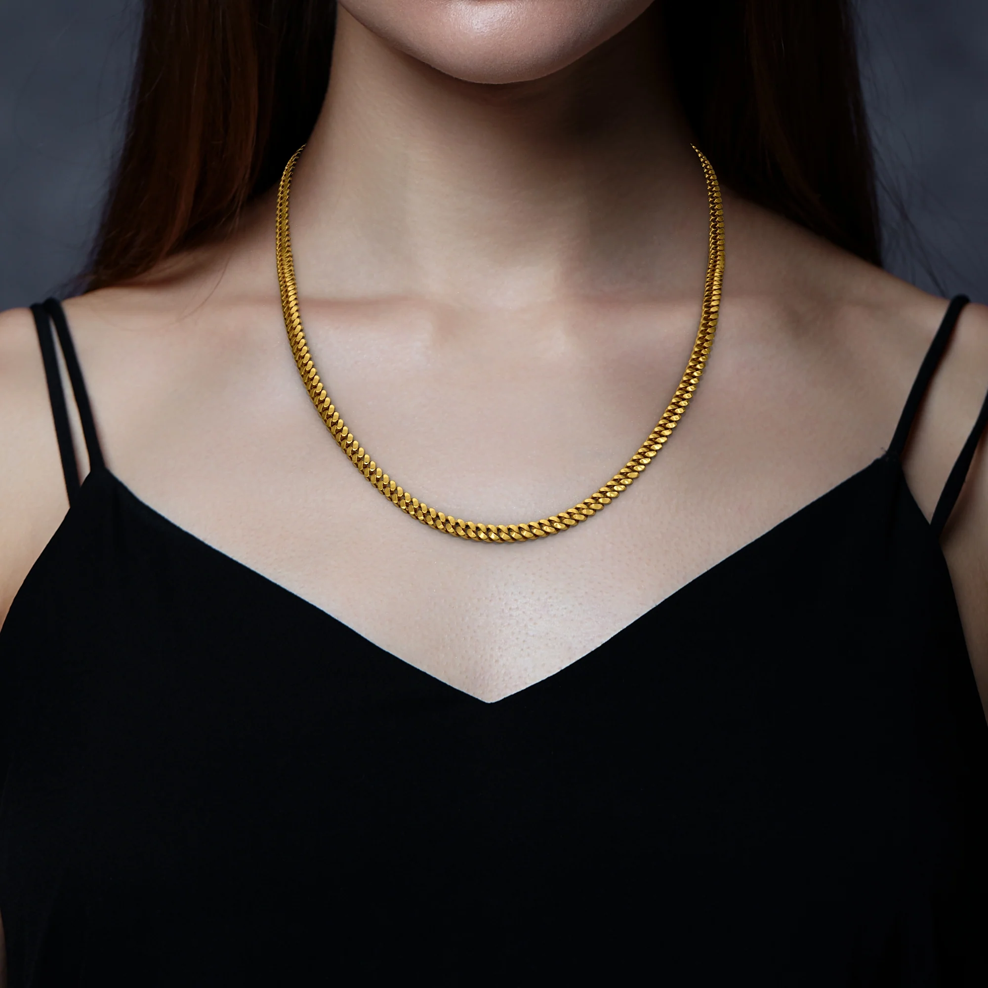 5 mm Miami Cuban Chain Necklace - Image 4